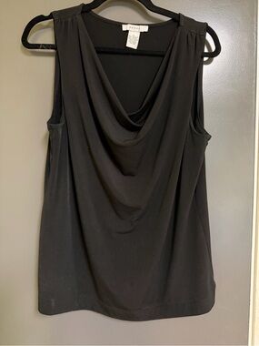 Grace Elements Black Cowl Neck Sleeveless Camisole